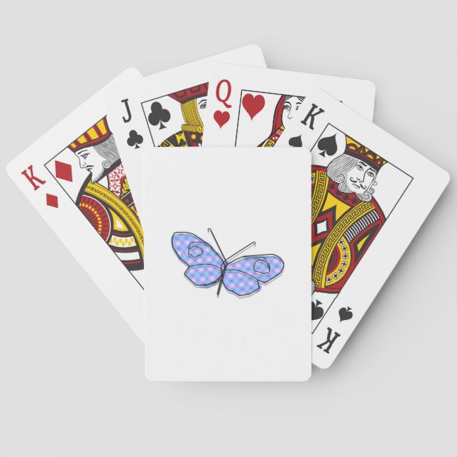 Cosmic Butterfly Playing Cards (Back)