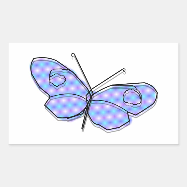 Cosmic Butterfly Sticker (Front)