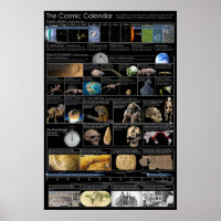 Cosmic Calendar Large Poster
