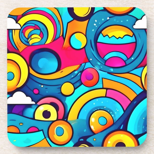 Cosmic Carnival Art Coaster (Front)