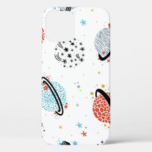 Cosmic Cartoons: Vintage Space Wonders iPhone 12 Case