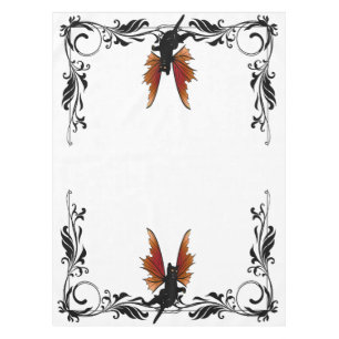 Cosmic Cat Acorn Tablecloth