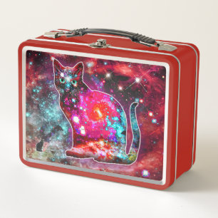 Cosmic Cat Alpha Metal Lunchbox