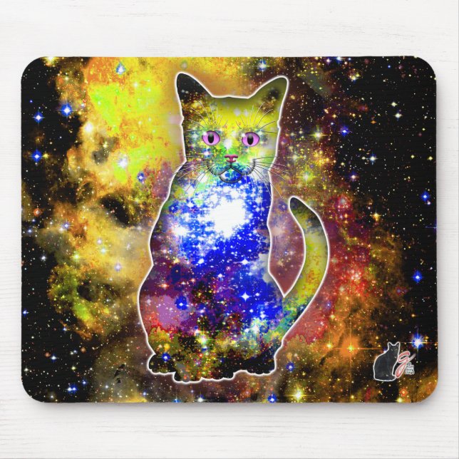 Cosmic Cat Beta Mouse Pad (Front)