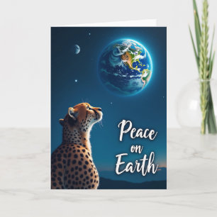 Cosmic Cat Christmas Card