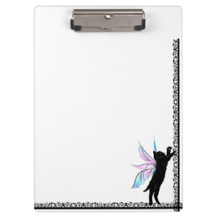 Cosmic Cat Dandelion Clipboard