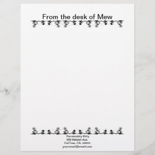 Cosmic Cat Dandelion Letterhead