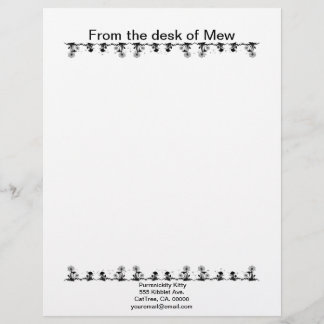 Cosmic Cat Dandelion Letterhead
