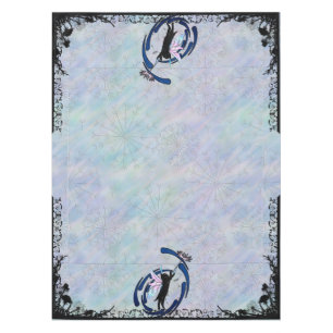 Cosmic Cat Dandelion Tablecloth