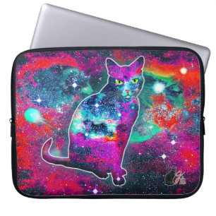 Cosmic Cat Delta Electronics Bag