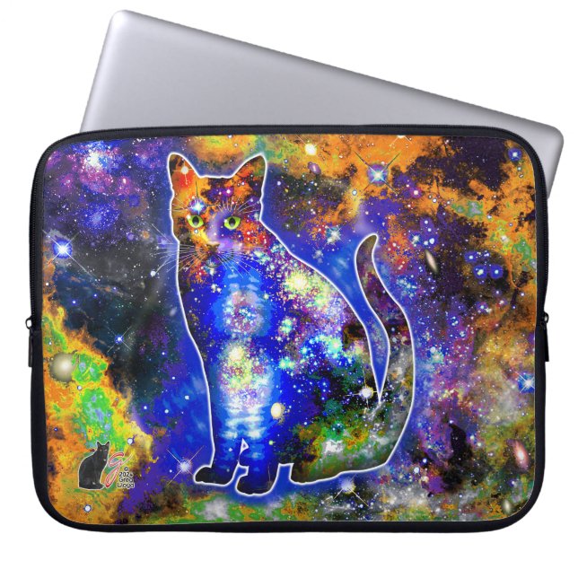 Cosmic Cat Epsilon Electronics Bag (Front)