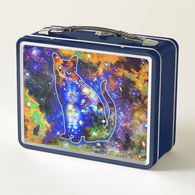 Cosmic Cat Epsilon Metal Lunchbox (Back)