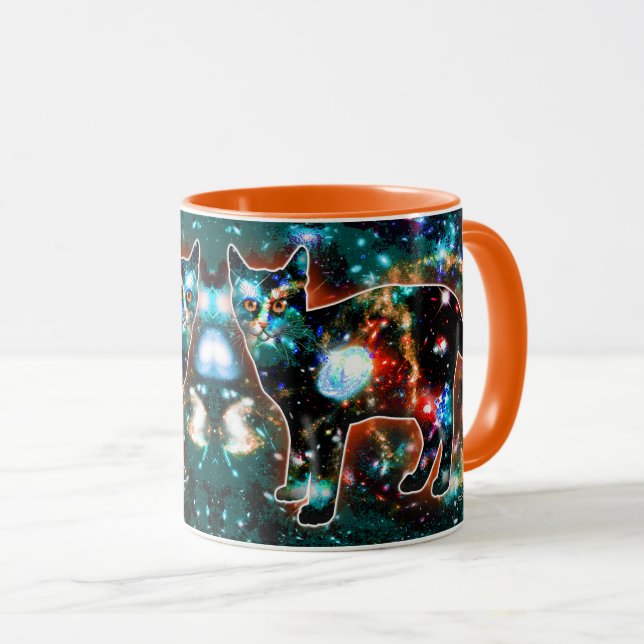 Cosmic Cat Gamma Mug (Front Right)