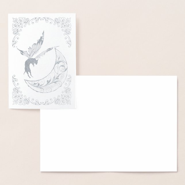 Cosmic Cat Moon Foil Card (Display)