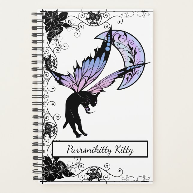 Cosmic Cat Moon Planner (Front)