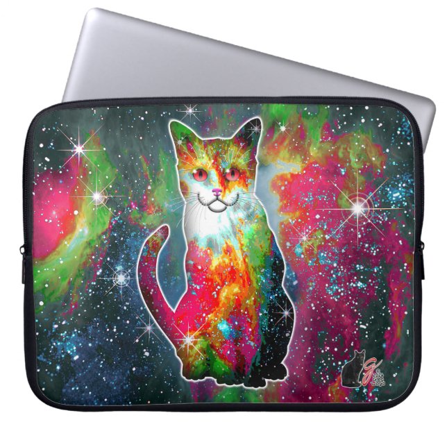 Cosmic Cat Omega Electronics Bag (Front)