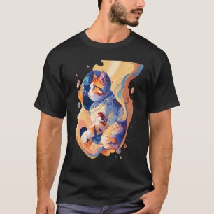 Cosmic Cat Space Astrocat In The Galaxy T-Shirt