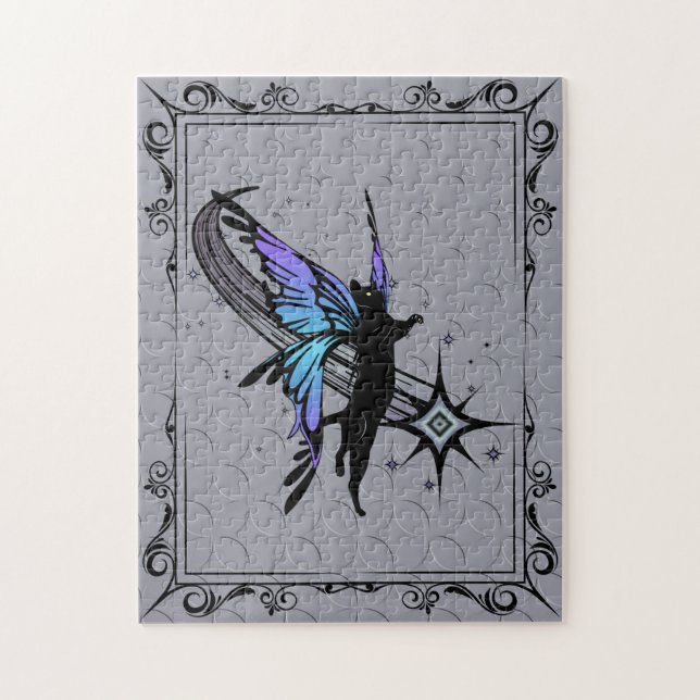 Cosmic Cat Star Jigsaw Puzzle (Vertical)