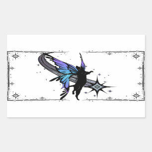 Cosmic Cat Star Sticker