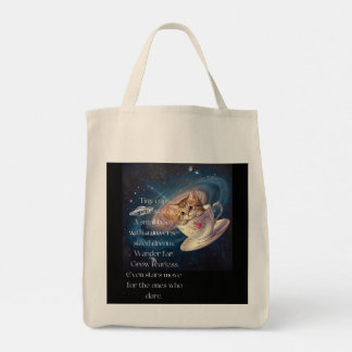 Cosmic Cat Tote Bag – Cute Space Kitten