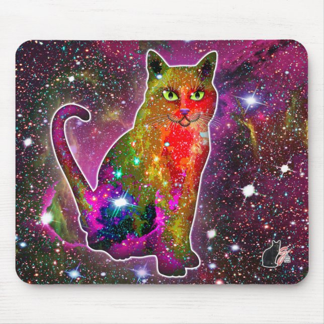 Cosmic Cat Zeta Mouse Pad (Front)