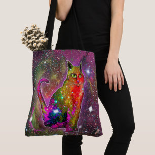 Cosmic Cat Zeta Tote Bag