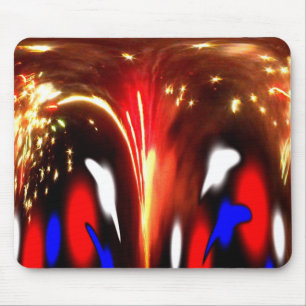 Cosmic celebration mouse pad