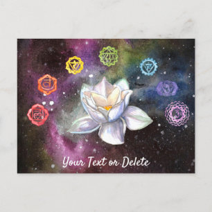 *~* Cosmic Celestial Chakra Cosmos Canvas Print Postcard