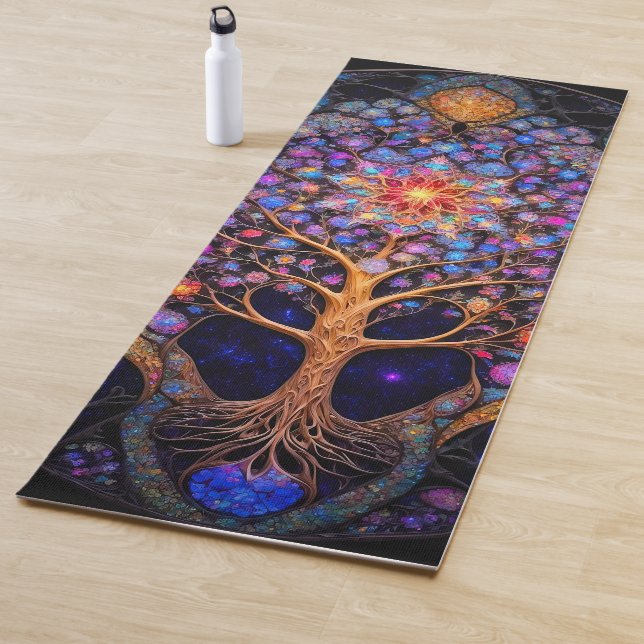 Cosmic Celestial Tree Of Life Yoga Mat (In Situ)