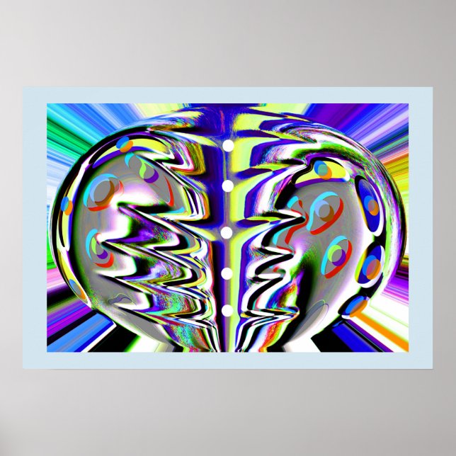 Cosmic chaos poster (Front)