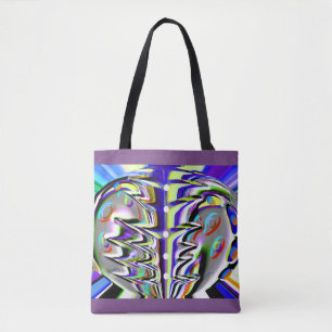 Cosmic chaos tote bag