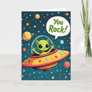 Cosmic Cheer Birthday Card