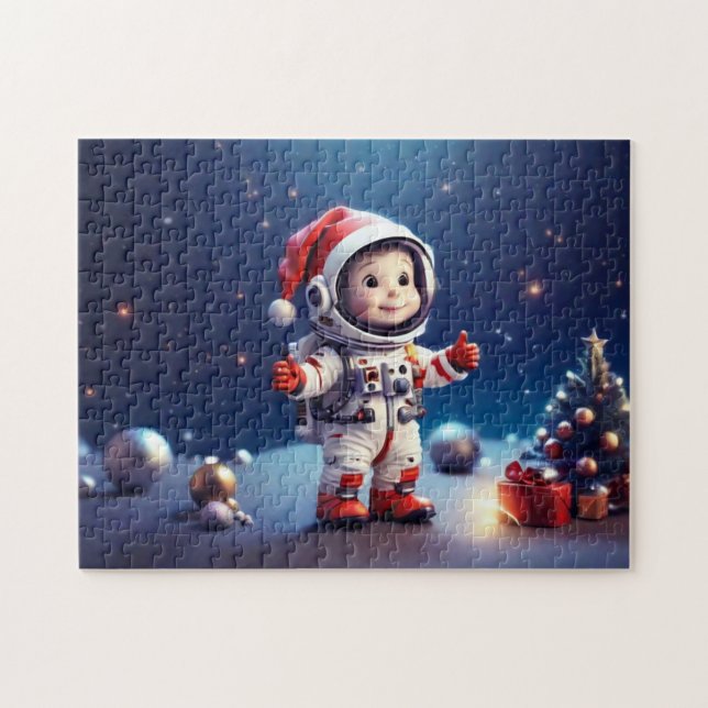 Cosmic Christmas Explorer Jigsaw Puzzle (Horizontal)
