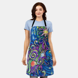 Cosmic Christmas Tree Apron