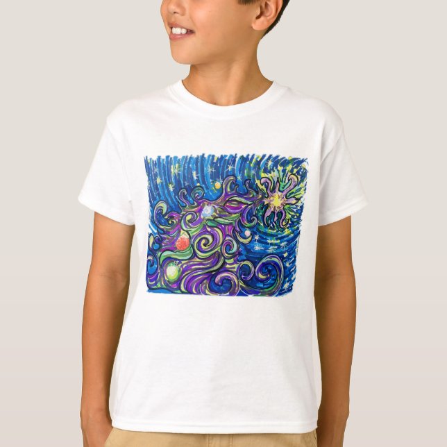Cosmic Christmas Tree T-Shirt (Front)