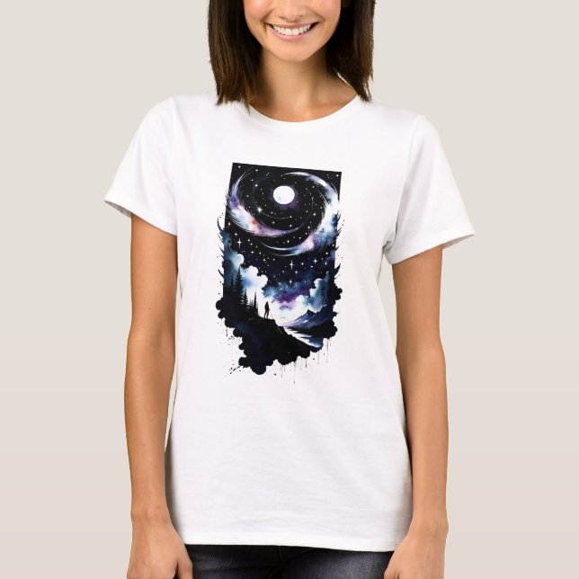 Cosmic Chronicler T-Shirt (Front)