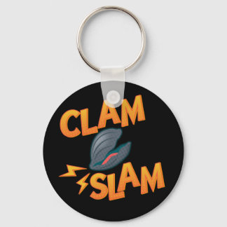 Cosmic Clam Slam Keychain