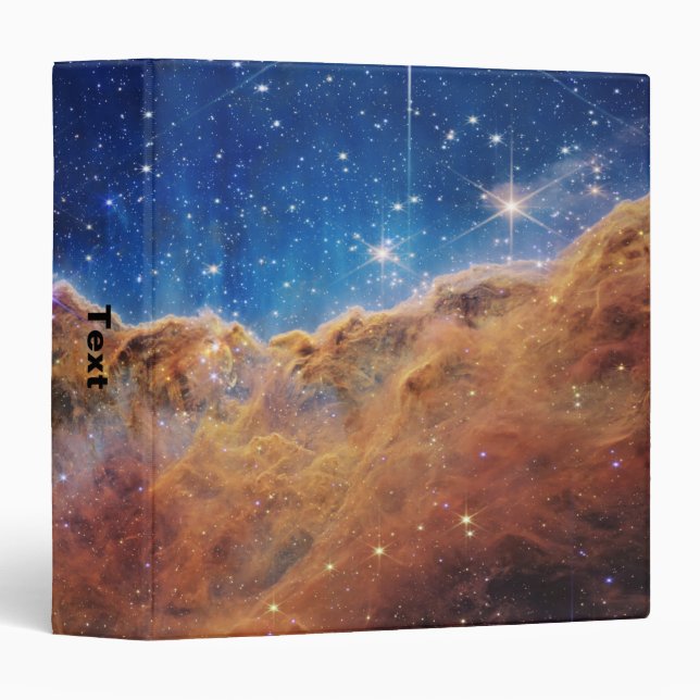 Cosmic Cliffs Carina Nebula Space Webb Telescope  Binder (Front/Spine)