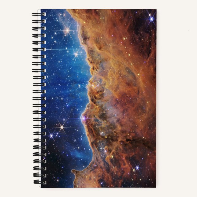 Cosmic Cliffs Carina Nebula Space Webb Telescope  Notebook (Front)
