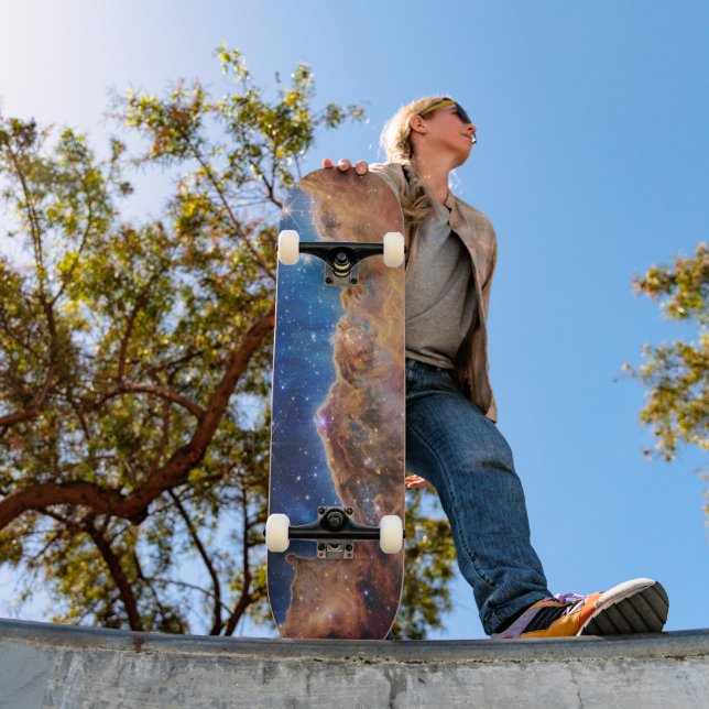 Cosmic Cliffs Carina Nebula Space Webb Telescope  Skateboard (Outdoor 1)