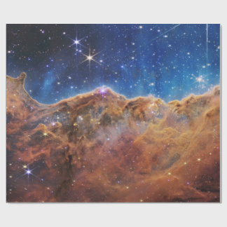 Cosmic Cliffs Carina Nebula Space Webb Telescope  Wrapping Paper