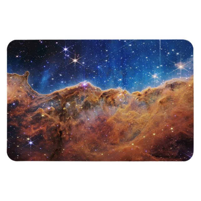 Cosmic Cliffs in Carina Nebula Space NASA Webb  Magnet (Horizontal)