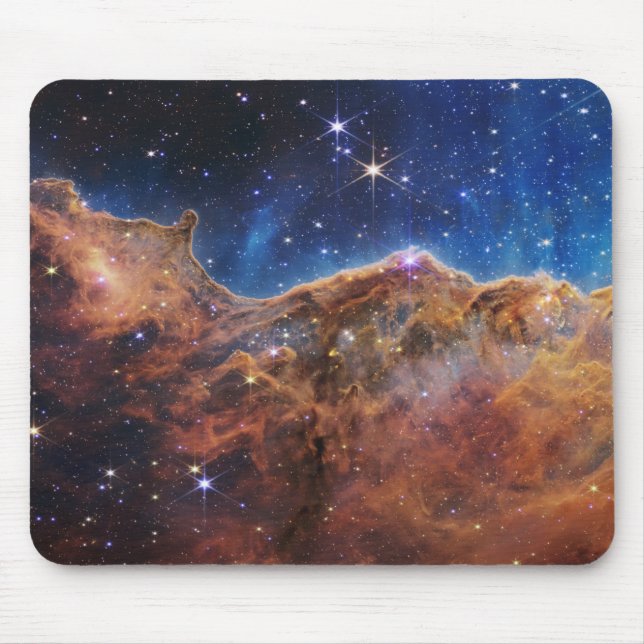 Cosmic Cliffs in Carina Nebula Space NASA Webb  Mouse Pad (Front)