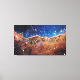 Cosmic Cliffs in the Carina Nebula James Webb Canvas Print