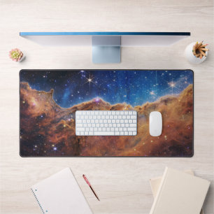 Cosmic Cliffs in the Carina Nebula James Webb Desk Mat