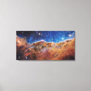 Cosmic Cliffs of The Carina Nebula   Canvas Print