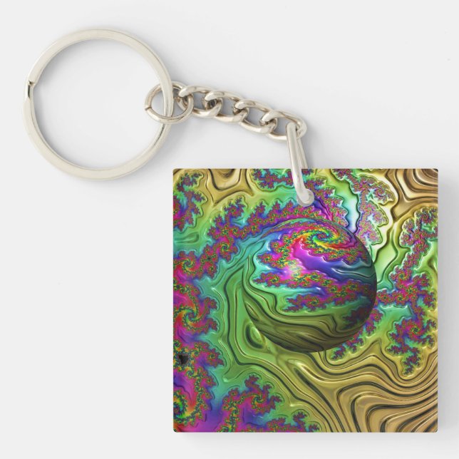 Cosmic Cloudstorm Keychain (Front)