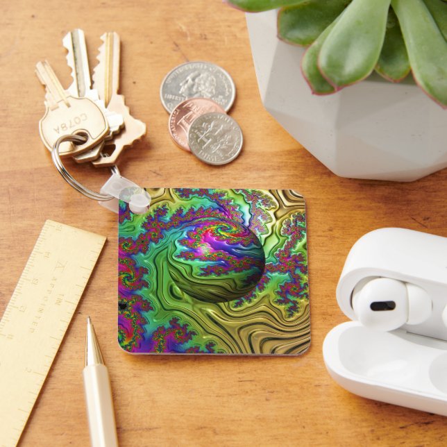Cosmic Cloudstorm Keychain (Desk)