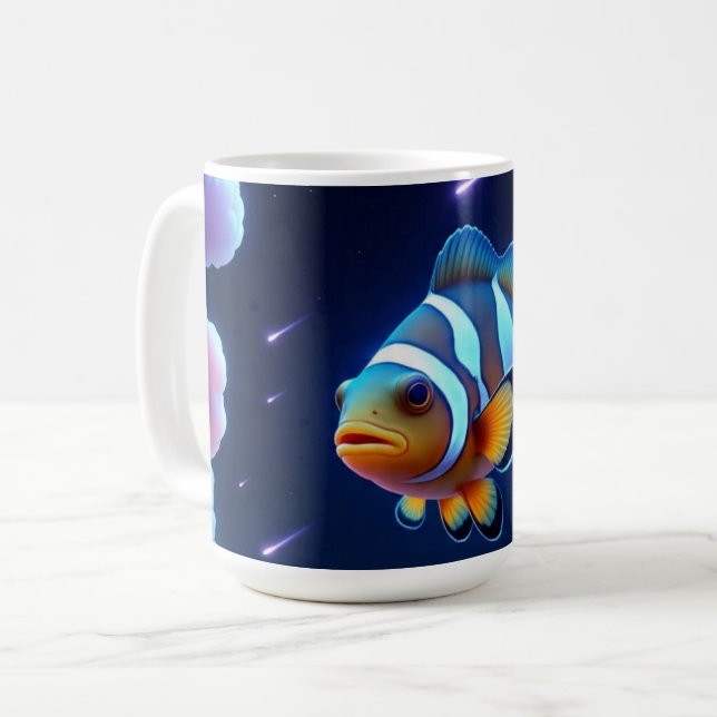 Cosmic Clownfish  Coffee Mug (Front Left)