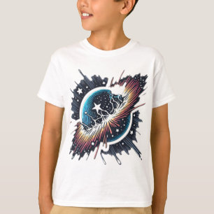 Cosmic Collapse: Supernova Burst Logo" T-Shirt